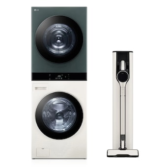 LG전자 트롬 오브제컬렉션 워시타워 WL21EGZU + 청소기 AX920BWE