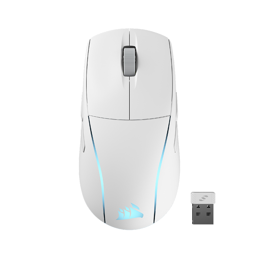 CORSAIR M75 RGB 초경량 유무선 게이밍 (화이트)_이미지