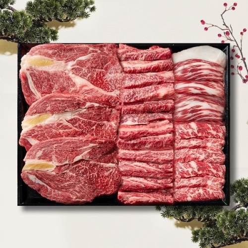 (주)예담우 1++등급 프리미엄 한우 선물세트 예담 화 1kg (1개)_이미지