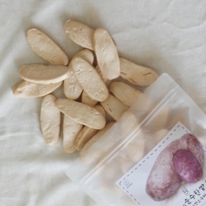 유기농쌀과자 백미자색고구마 70g 떡뻥