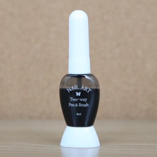 다이소 셀프 네일아트 펜브러쉬 8ml (1개)