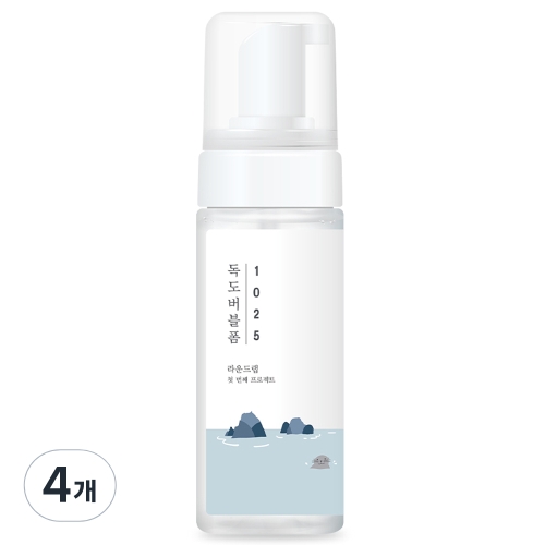 라운드랩 1025 독도 버블 클렌징 폼 150ml (4개)_이미지