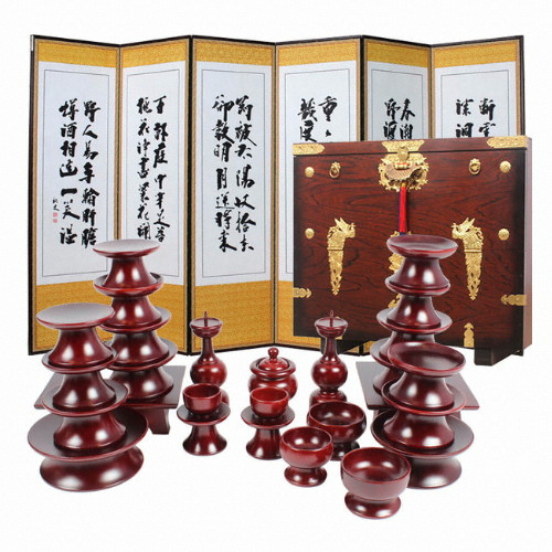 늘해랑 남원공방 간소 제기 세트 27P (+제기함+병풍)_이미지