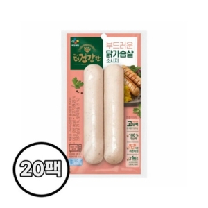 CJ제일제당 The더건강한 닭가슴살 소시지 120g (20개)_이미지