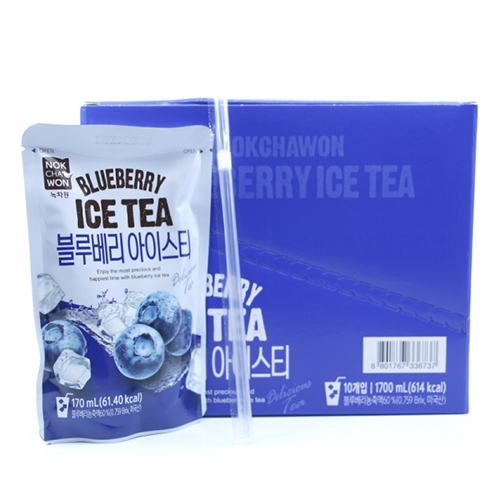녹차원 블루베리 아이스티 170ml (10개)_이미지