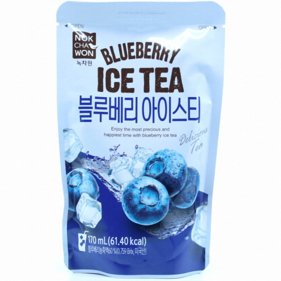 녹차원 블루베리 아이스티 170ml (10개)_이미지