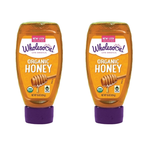 꿀 454g 2팩 공정무역 SWEETENERS Fair Trade Organic Honey, 1.17 Pound