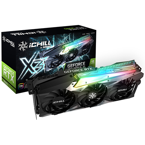 INNO3D iChiLL 지포스 RTX 3080 D6X 10GB X3_이미지