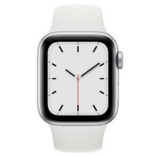 APPLE 워치 SE 40mm 실버 알루미늄 (스포츠밴드, 해외구매)_이미지