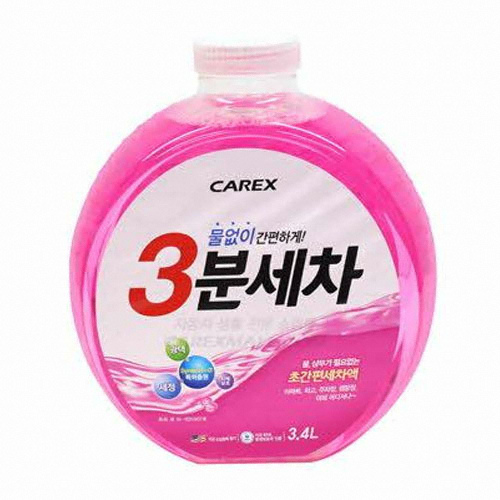 카렉스 3분세차 초간편 세차액 3.4L (2개)