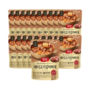 동원F&B 양반 수라 돼지고기 김치찌개 460g (20개)_이미지