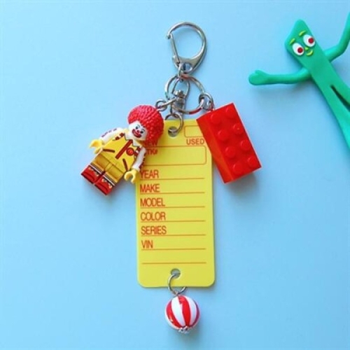 아트박스 올패턴 토이 키링-US 자동차 딜러 삐에로_이미지