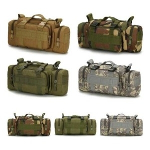 [불명] lovely my style+ 패션가방 슬링백 밀리터리 멀티포켓 3P 크로스백 힙색 녹색 W52C1D3