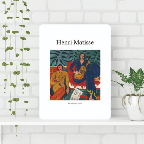 가온 앙리마티스-뮤직 접이식 액자테이블 (80x60cm)