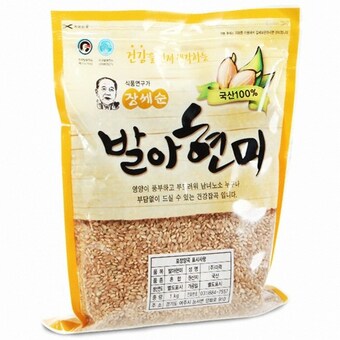 미력 장세순 발아<b>현미</b> 1kg (20년산)