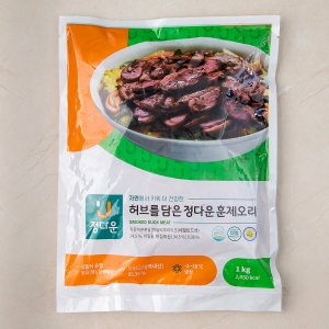 정다운 허브를 담은 훈제오리 1kg (1개)_이미지