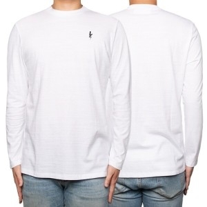  닐바렛 나니럭스 번개 로고 프린팅 긴팔 티셔츠 PBJT206V