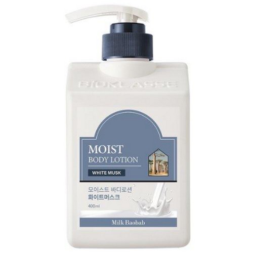 밀크바오밥 모이스트 바디로션 화이트머스크 400ml (1개)_이미지