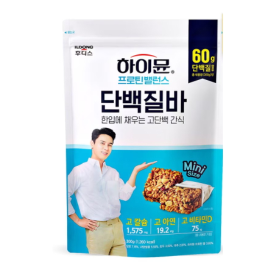 일동후디스 하이뮨 프로틴 밸런스 단백질 바 300g (2개)_이미지