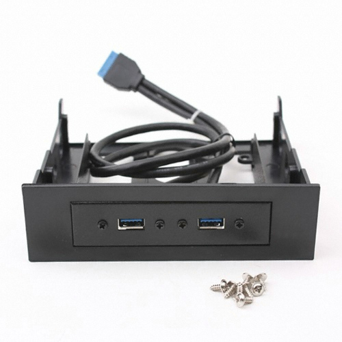 라이트컴 COMS USB 3.0 2포트 전면 가이드 (OT914)