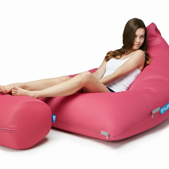 폴리몰리 701 그랜드 에어메시 빈백 후크샤퍼플 1인용_이미지