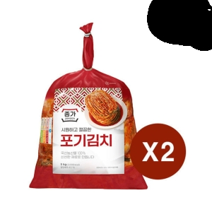 종가집 시원하고 깔끔한 포기김치 5kg (2개)_이미지