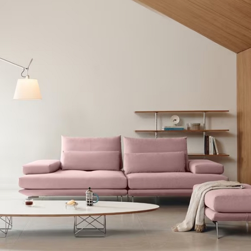 에싸 디오마레 와이드 스윙기능 크라비츠 패브릭 소파 3인용