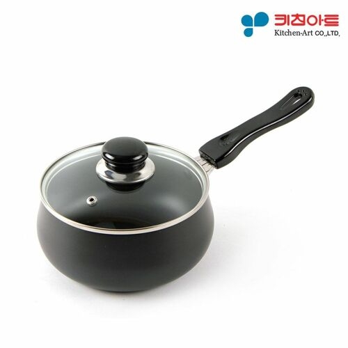 키친아트 쥬노 블랙 경질 편수냄비 (18cm)