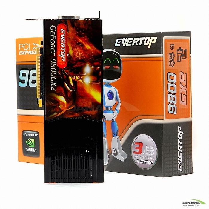 EVERTOP 지포스 9800GX2 우주의 칸 HDMI 1GB_이미지