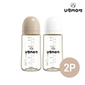 유비맘 PPSU 노꼭지 젖병 280ml (2개)_이미지