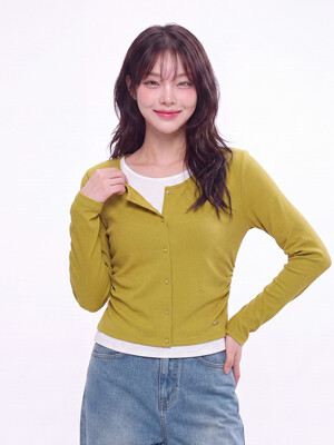행텐 여성 웨일 가디건 레이어드 셔링 롱 티셔츠_054 10580-131-606-69 566449_0585262305_이미지