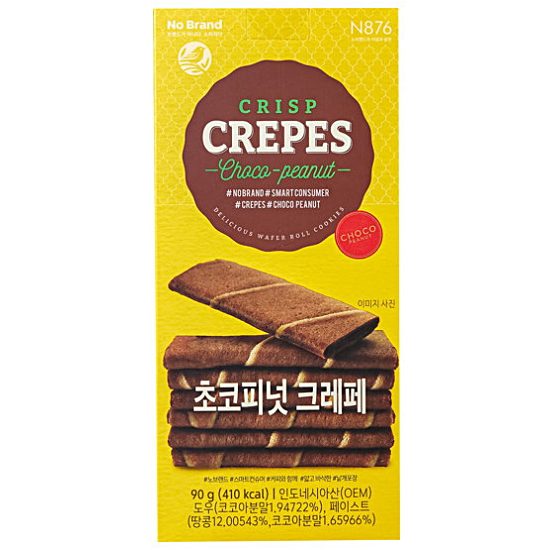 이마트 노브랜드 초코피넛 크레페 90g (4개)_이미지