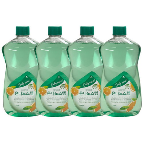 은나노스텝 다용도 세정제 리필 1.1L (4개)_이미지