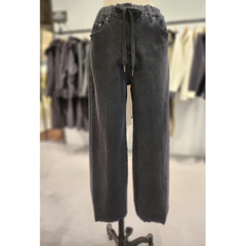 CJC-DP542W8Z 풀밴딩 데님 밑단스트링 팬츠