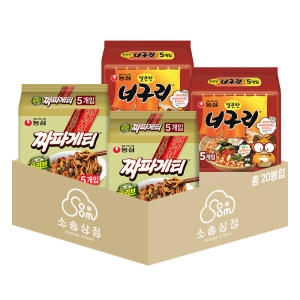 농심 짜파게티10개 + 너구리10개_이미지