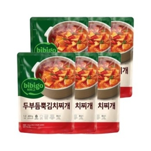 CJ제일제당 비비고 두부듬뿍 김치찌개 460g (6개)