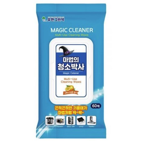 유한그린텍 마법의 청소박사 1714 캡형 60매 (5팩)_이미지