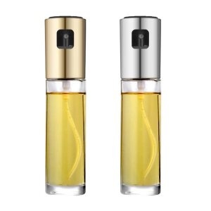 엘홈 오일 스프레이통 100ml 실버 골드 소스통 오일미스트 미세분사기 유리용기
