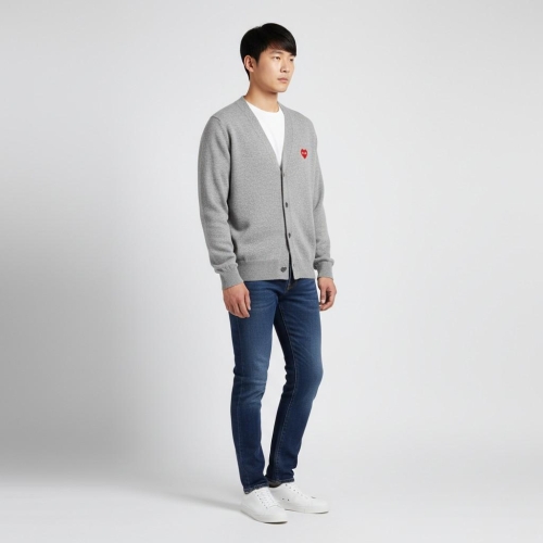 꼼데가르송 COMME DES GARCONS X 인베이더 픽셀와펜 남성 가디건 AZ N084 051 1 3204197