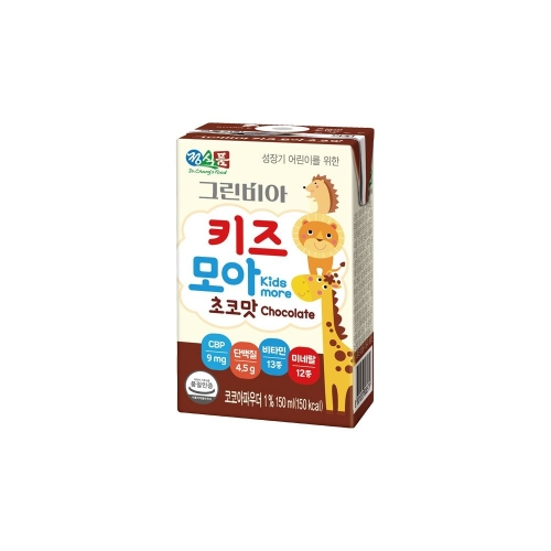 정식품 그린비아 키즈모아 초코 150ml (48개)_이미지