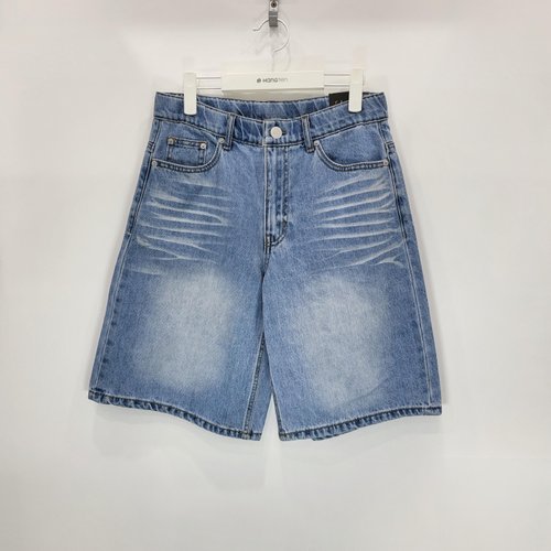 행텐 남성 히든밴딩 와이드 하프데님 10470-056-404-10_이미지