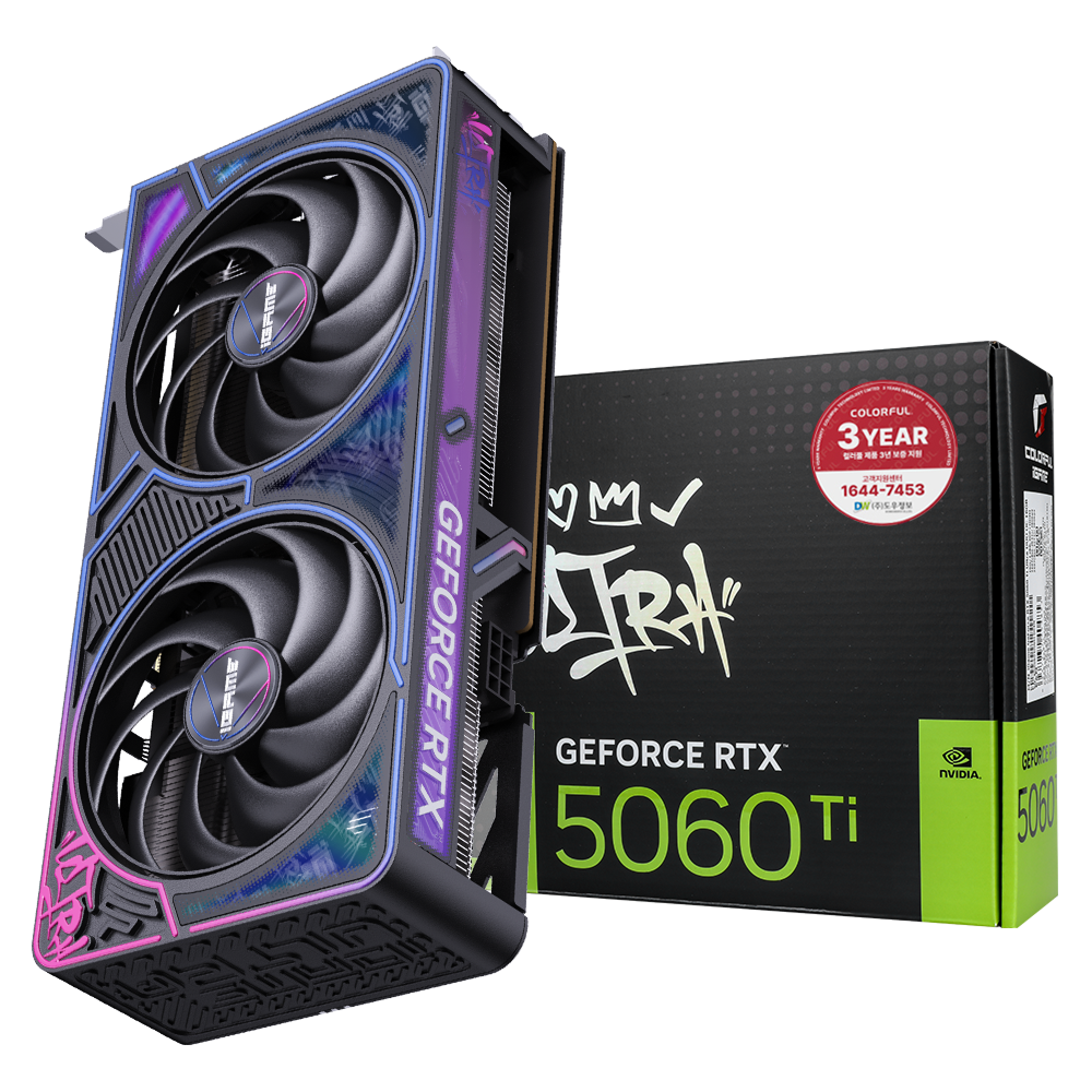 지포스 RTX 5060 Ti ULTRA DUO OC D7 16GB 도우정보