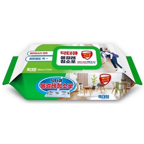 닥터큐 물걸레 청소포 특대형 30매 (1개)_이미지