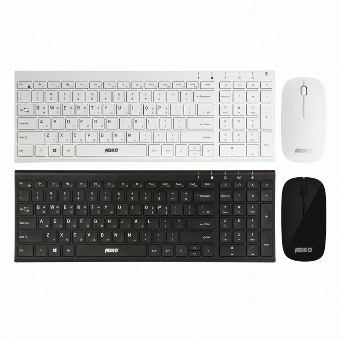 앱코 BRAIN WKM250 compact 무선 콤보 (화이트)