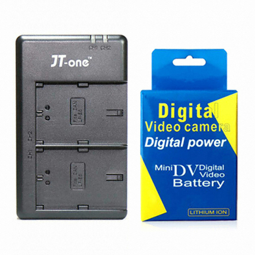 JT-one 캐논 LP-E6,LP-E6N 호환 DU-LPE6 듀얼 충전키트 (호환배터리1개)