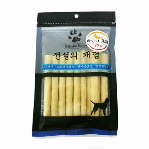  네발로코리아 전설의개껌 바나나 돈피 10p [1개]