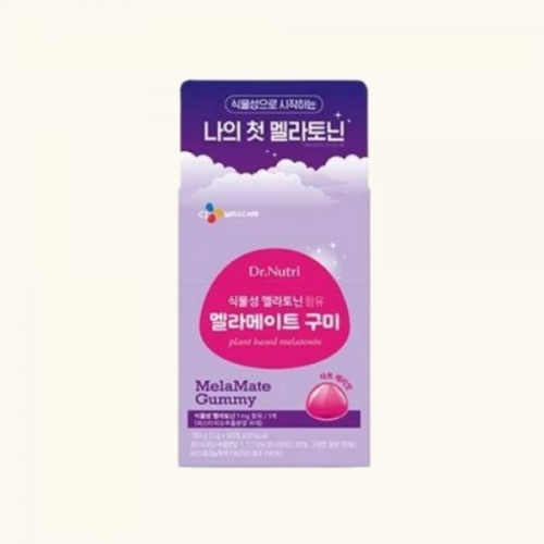 닥터뉴트리 식물성 멜라토닌 함유 멜라메이트 구미 50구미 (1개)