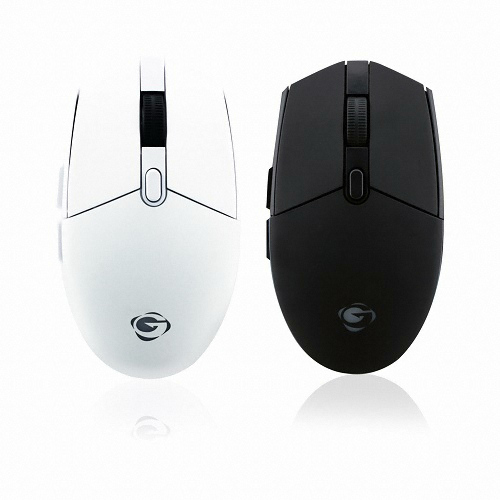 지클릭커 GM-M250 LED 무소음 게이밍 마우스 (화이트)