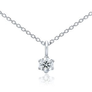 <b>스텔라</b> <b>18</b>K 2부 다이아몬드 목걸이 0.2ct SI2