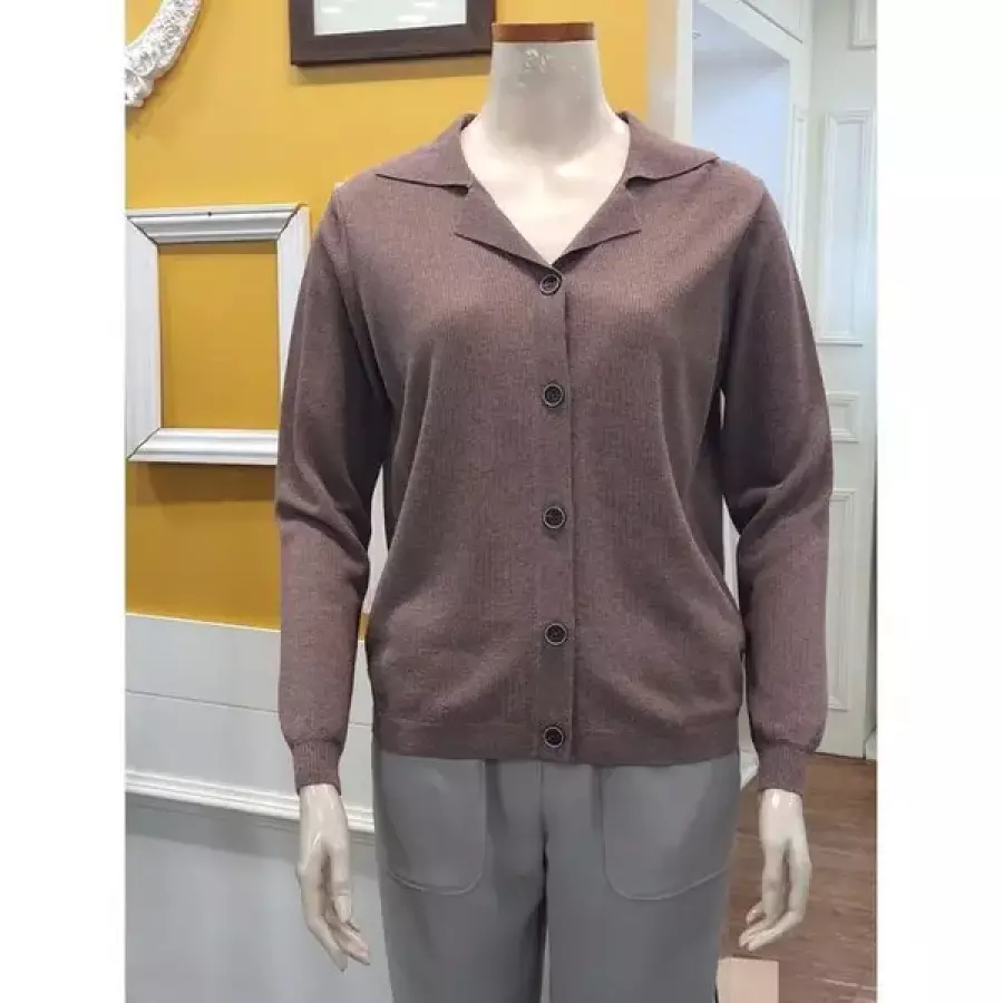 BCBG 세이브존01 튤레 카라 니트 B5B4K108A_이미지